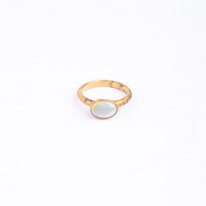 Ela Stone Ring Women Gold